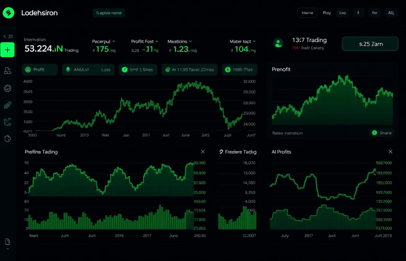 Live forex trading dashboard